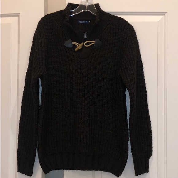 High-End Wool Blend Cable Knit Sweater - Picture 1 of 7